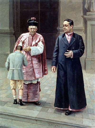 Father Chico and Monsignor Benedito Alves de Souza by Benedito Calixto
